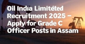 Read more about the article Oil India Limited Recruitment 2025 – Apply for Grade C Officer Posts in Assam