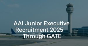 Read more about the article AAI Junior Executive Recruitment 2025 Through GATE