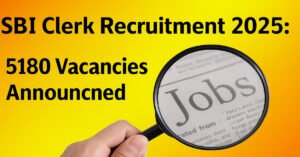 Read more about the article SBI Clerk Recruitment 2025: Last date today